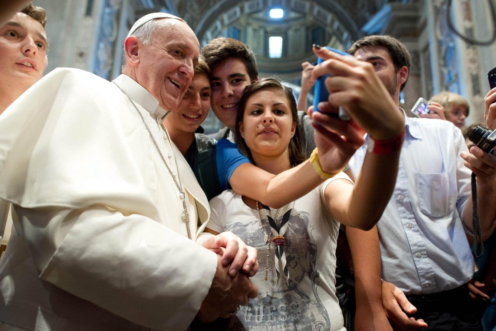 papa francesco e i giovani